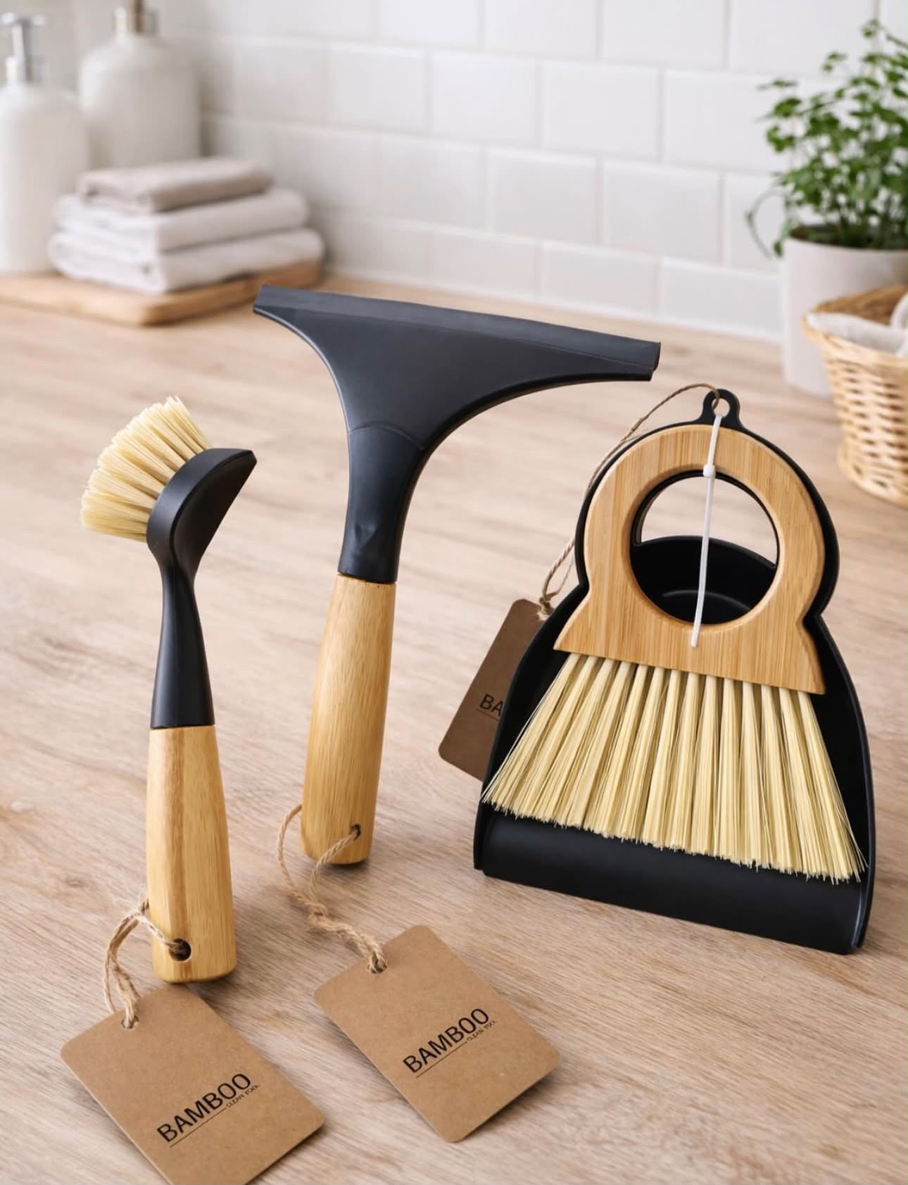 kit limpieza bambu