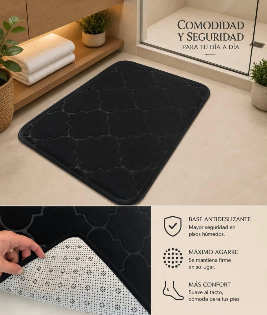Alfombra de baño 60 x 40 cm 2