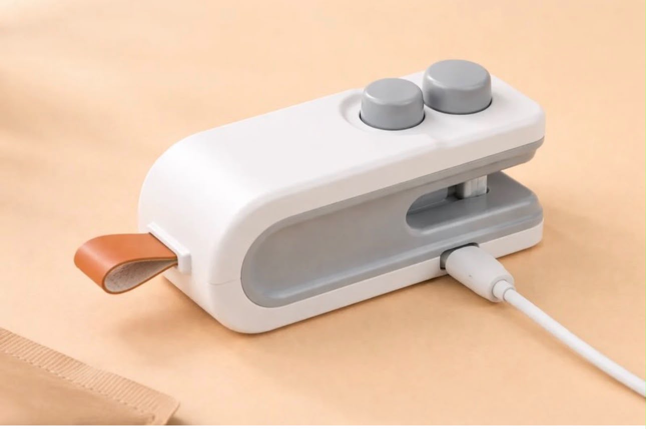 Sellador de bolsas con USB 2